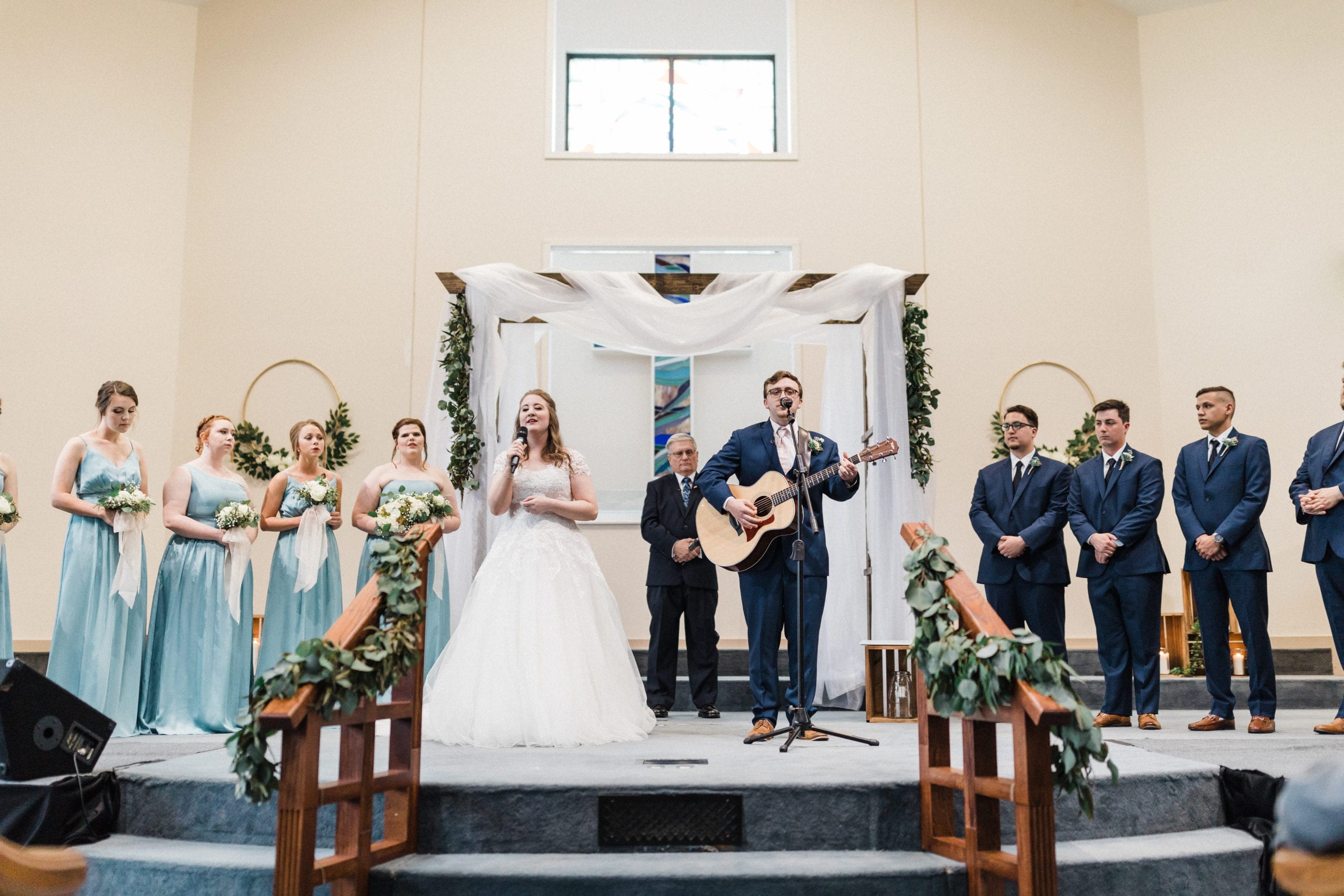 bride and groom singing, Mississippi Gulf Coast Wedding