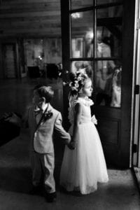 flower girl and ring bearer Jessie Newton Photography Mississippi Wedding Lifestyle Engagement Couple Portrait Film Light Airy Photographer