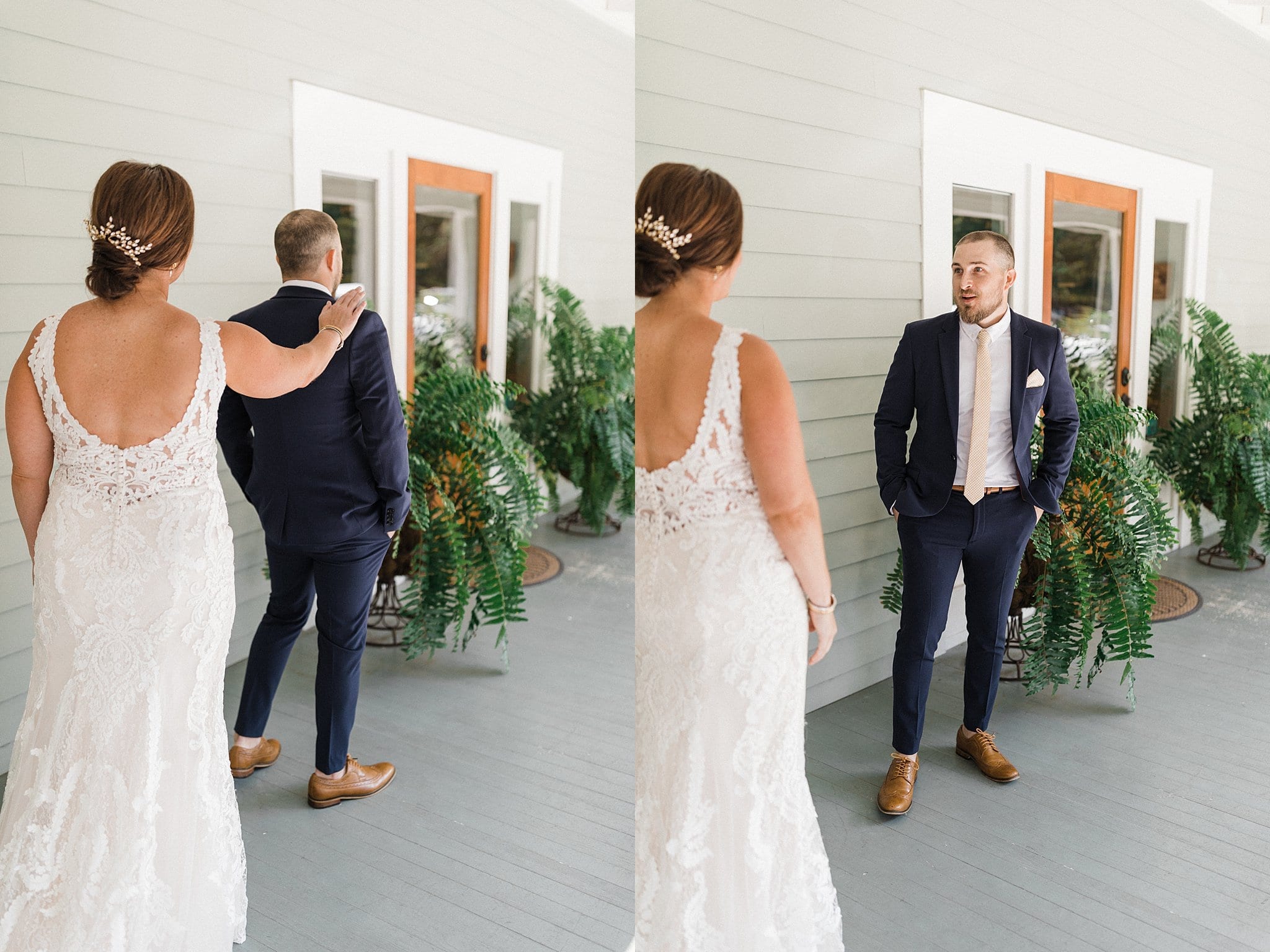 groom's reaction to seeing bride first time