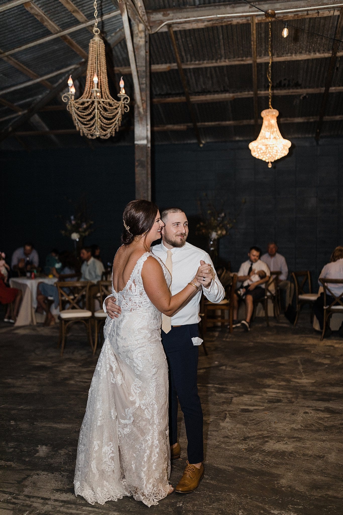 bride and groom first dance at The Jackson Pearl