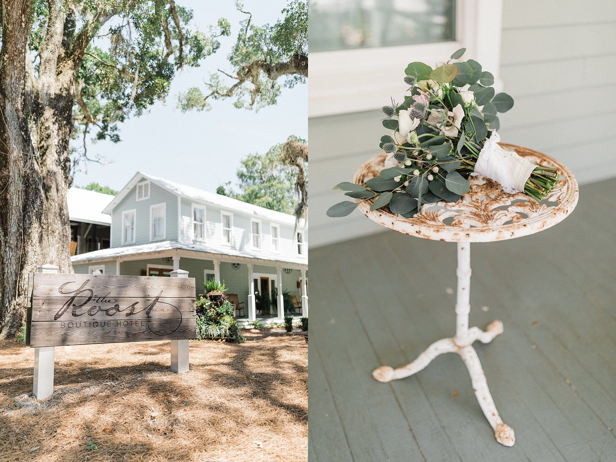 The Roost in Ocean Springs featuring wedding bouquet